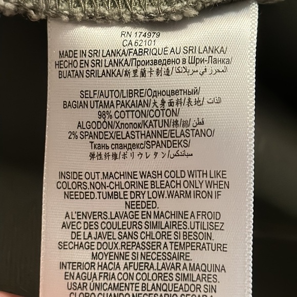 BCBGeneration Army Green Denim Frayed Edge Skirt Size 25‎ NWT - Picture 10 of 12